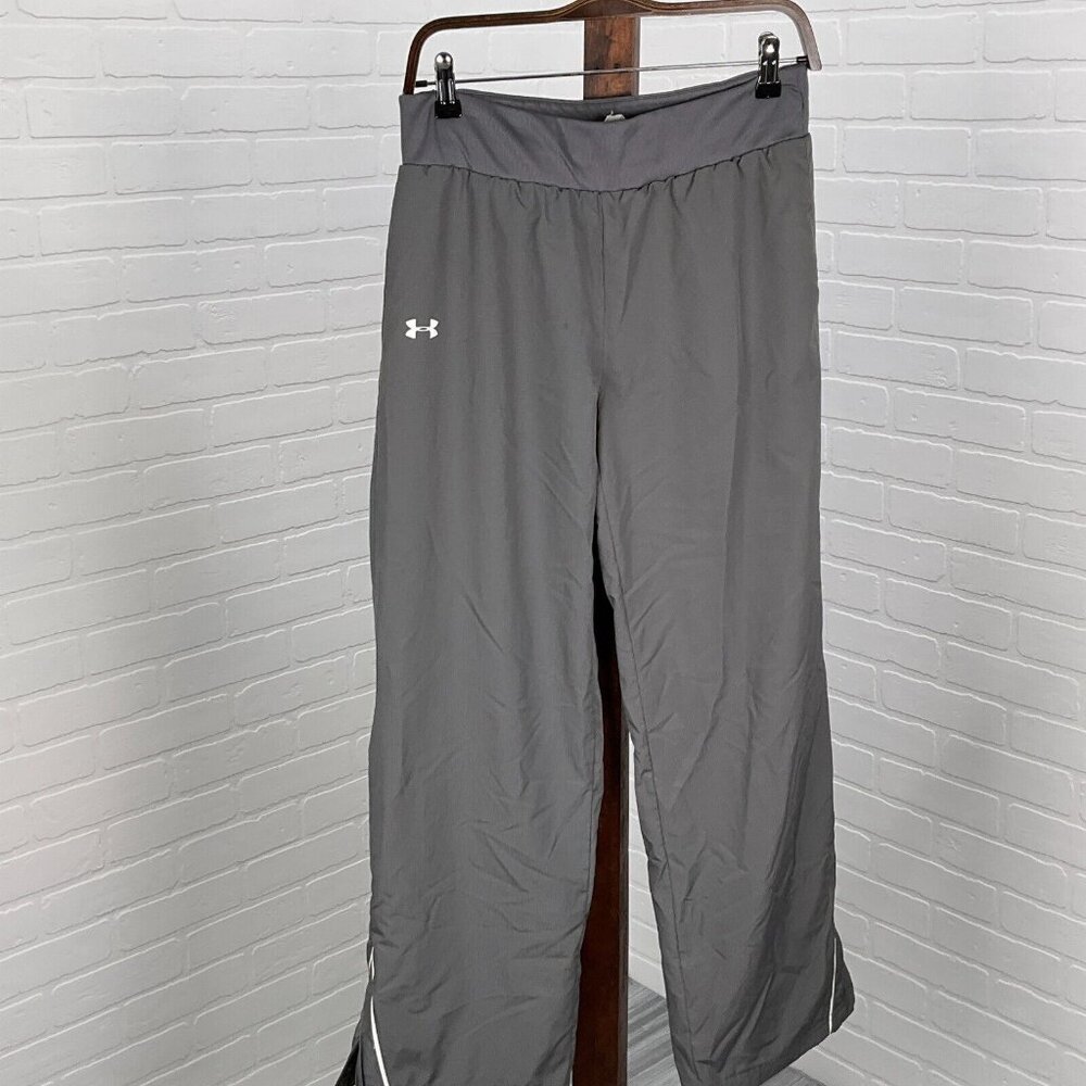 Under Armour Pants Women Medium 29Wx29.5 Gray Loose Fit All Season Gear‎ Track